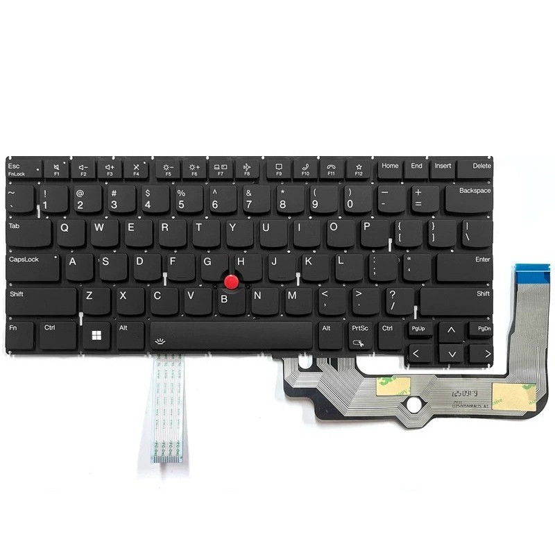 ใช้ได้กับแป้นพิมพ์โน้ตบุ๊ก Lenovo ThinkPad T14s Gen 3 Gen 4 E14 Gen 5 Gen 6