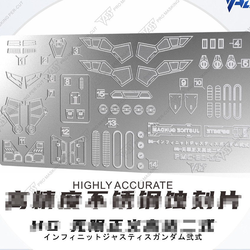 20260803 TAS DETAIL PARTS FOR HG infinite justice TYPE 2 ฯลฯ (ไม่รวมชุดโมเดล)