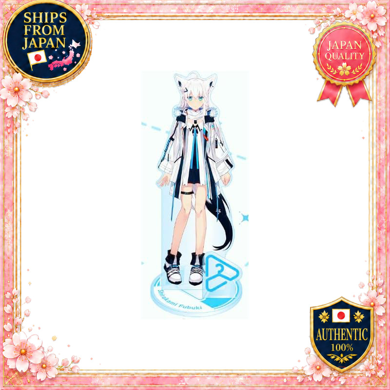 HOLolive Shirakami Fubuki Acrylic Stand TEK Outfit  Merchandise