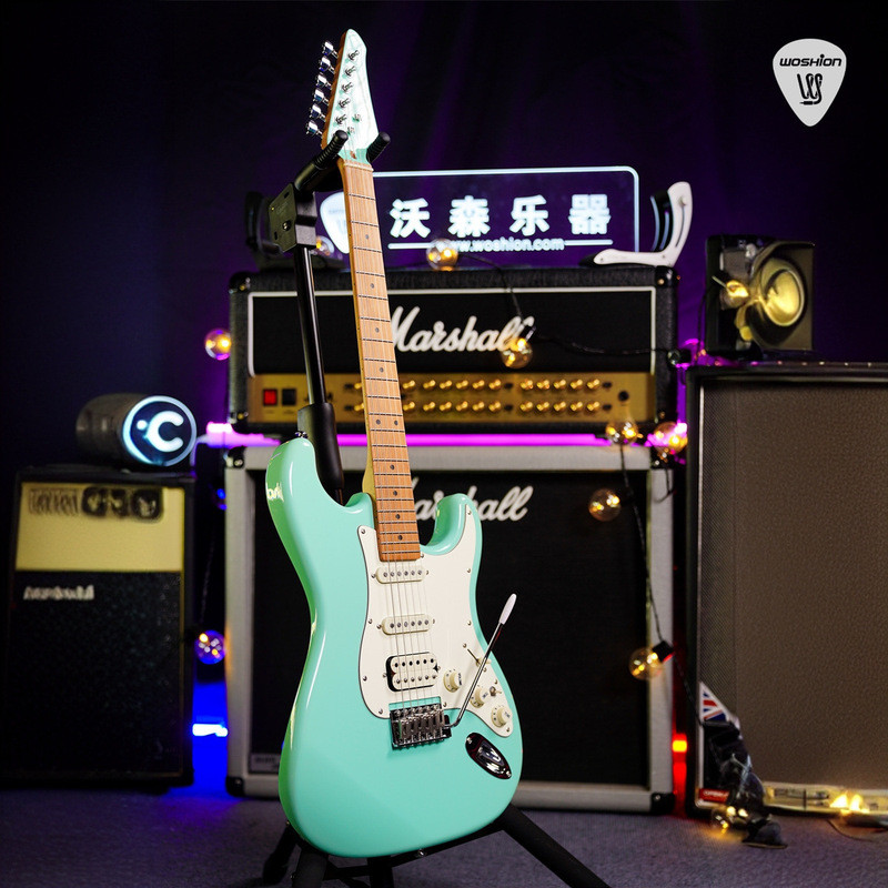 J & D GUITARS กีตาร์ไฟฟ้า ST JM-RM80 ย่าง Maple คอ Red Poplar Body ชายหญิง