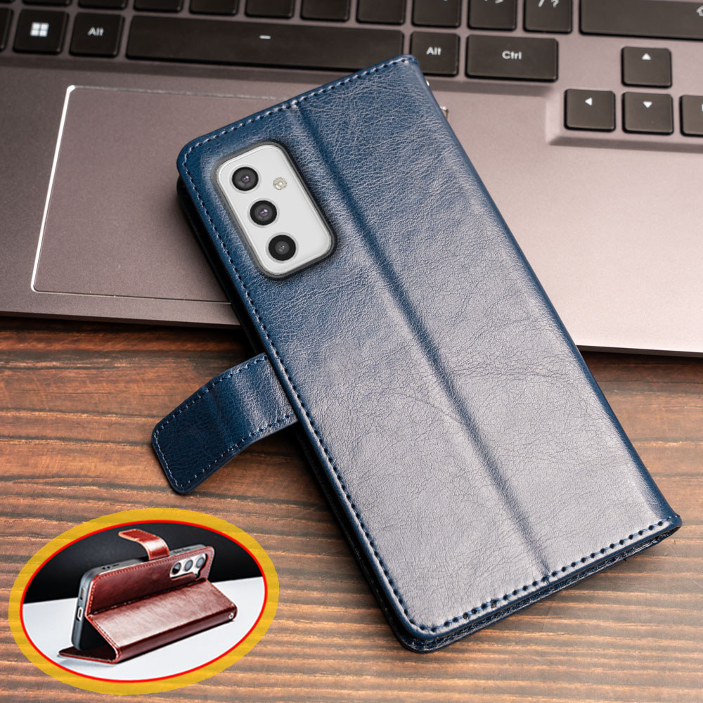 สําหรับ Samsung Galaxy M52 5G SM-M526BR DS Vintage คลาสสิกกระเป๋าสตางค์หนัง Flip Notebook ฝาครอบแม่เหล็กปิด Kickstand ช่องใส่การ์ด