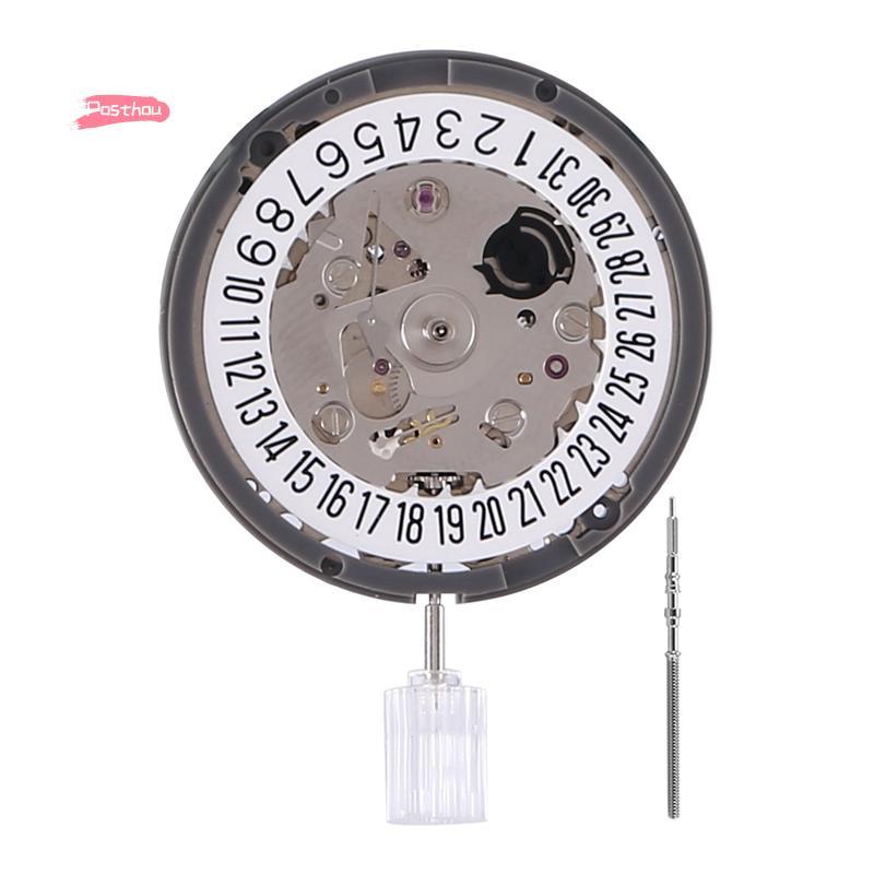 [posthouse]24 Jewels Watch Movement NH35A NH35 6 OClock Watch Movement 21600Bph Black Date Window Wa
