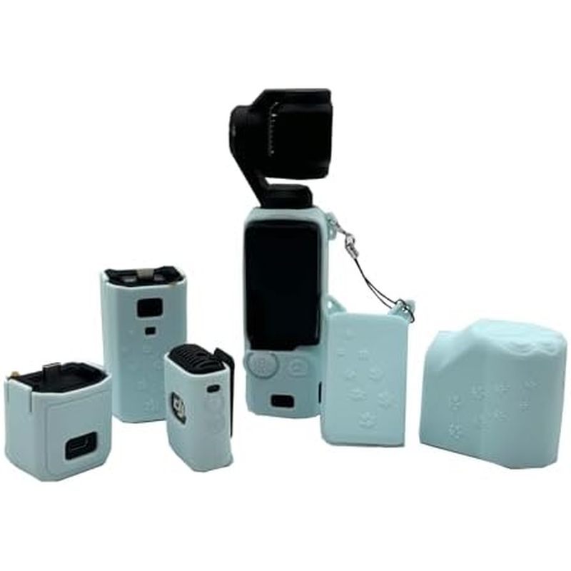 เคส Pocket 3, เคสซิลิโคนอ่อนนุ่มเข้ากันได้กับ DJI Osmo Pocket 3 Creator Combo, น้ําหนักเบา Osmo Pock