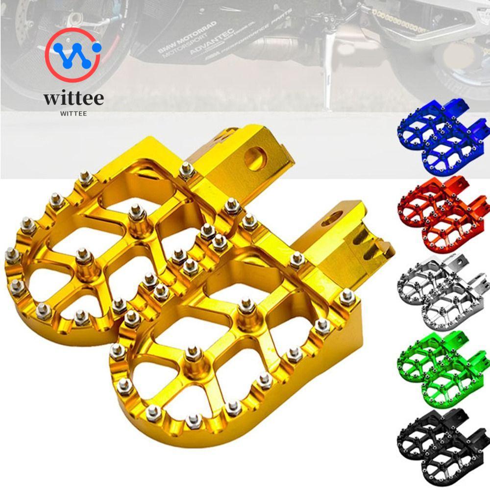 WITEE Footpegs REST Pedal ทนทาน Dirt Bike หมุดเท้า, CNC|แป้นเหยียบ CNC สําหรับ MX 650 500 MX650 MX50