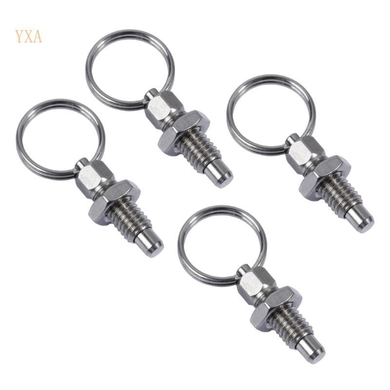 YXA 4 ชิ้นแหวนดึง Indexing Plunger Knob Plunger Lock-Out ประเภท Knob Plunger