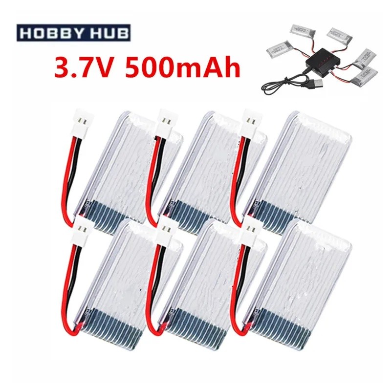 แบตเตอรี่ H31 3.7V 500mAh 752540 แบตเตอรี่ Lipo สําหรับ H107 H31 KY101 X5C X5C-1 X5 X5SW RC Drone เฮ