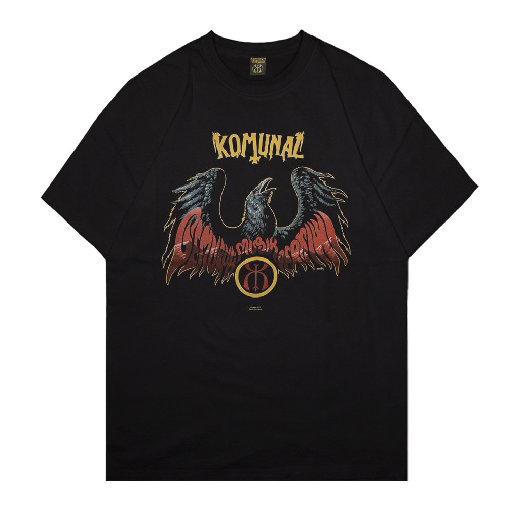 KATUN Komunal "Throat Music Pertiwi Verses 2" Cotton T-Shirt S-XXL เสื้อยืดผู้ชาย