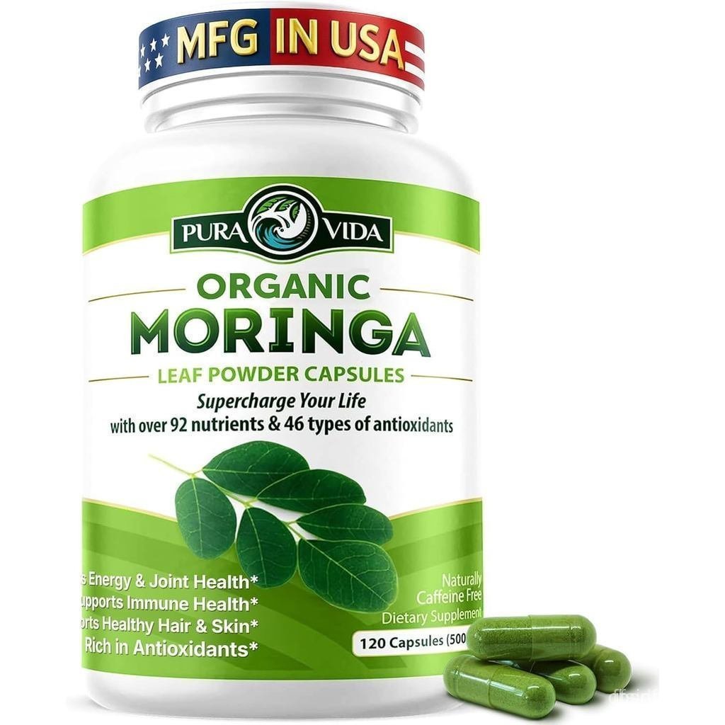 PURAVIDAMORINGACapsulesSingleOriginMoringaPowderOrganic.PureMoriginaLeaf.พลังงาน,Metaboli,&ImmuneSup