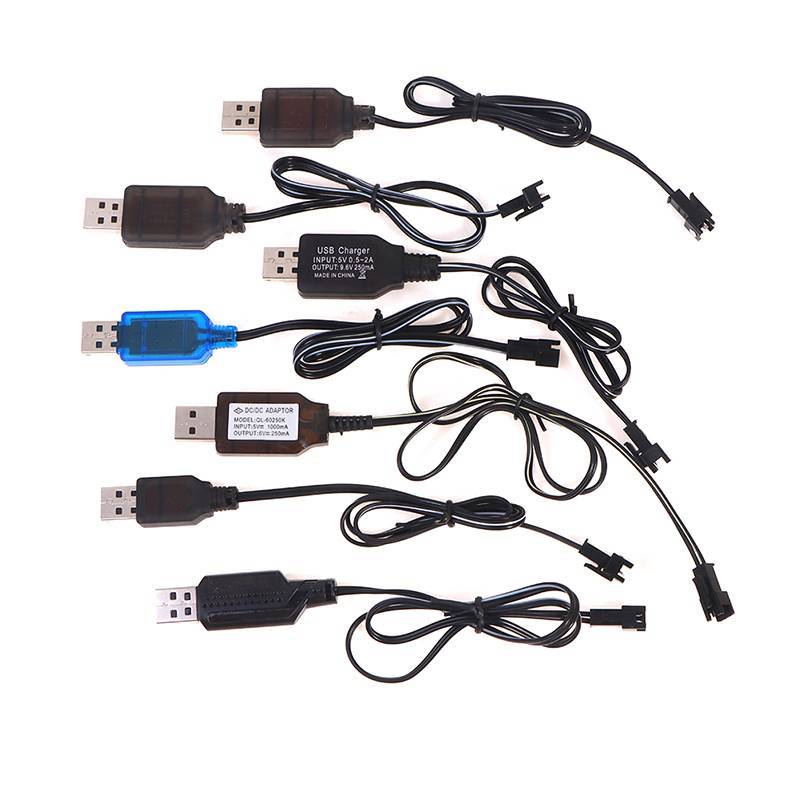 [LI] 3.6-9.6V 250mA NiMh/NiCd Battery USB Charger Cable SM 2P Forward PlugIE