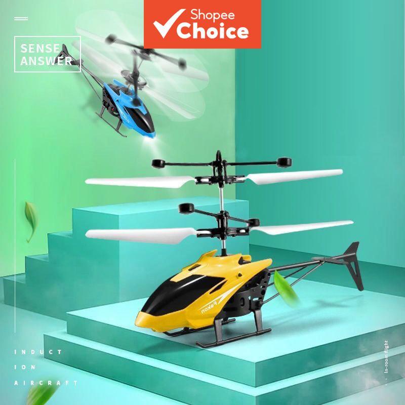 RC เฮลิคอปเตอร์ Drone รีโมทคอนโทรลเฮลิคอปเตอร์อินฟราเรด Hover เครื่องบินในร่มบินของเล่นชาร์จ LED เด็