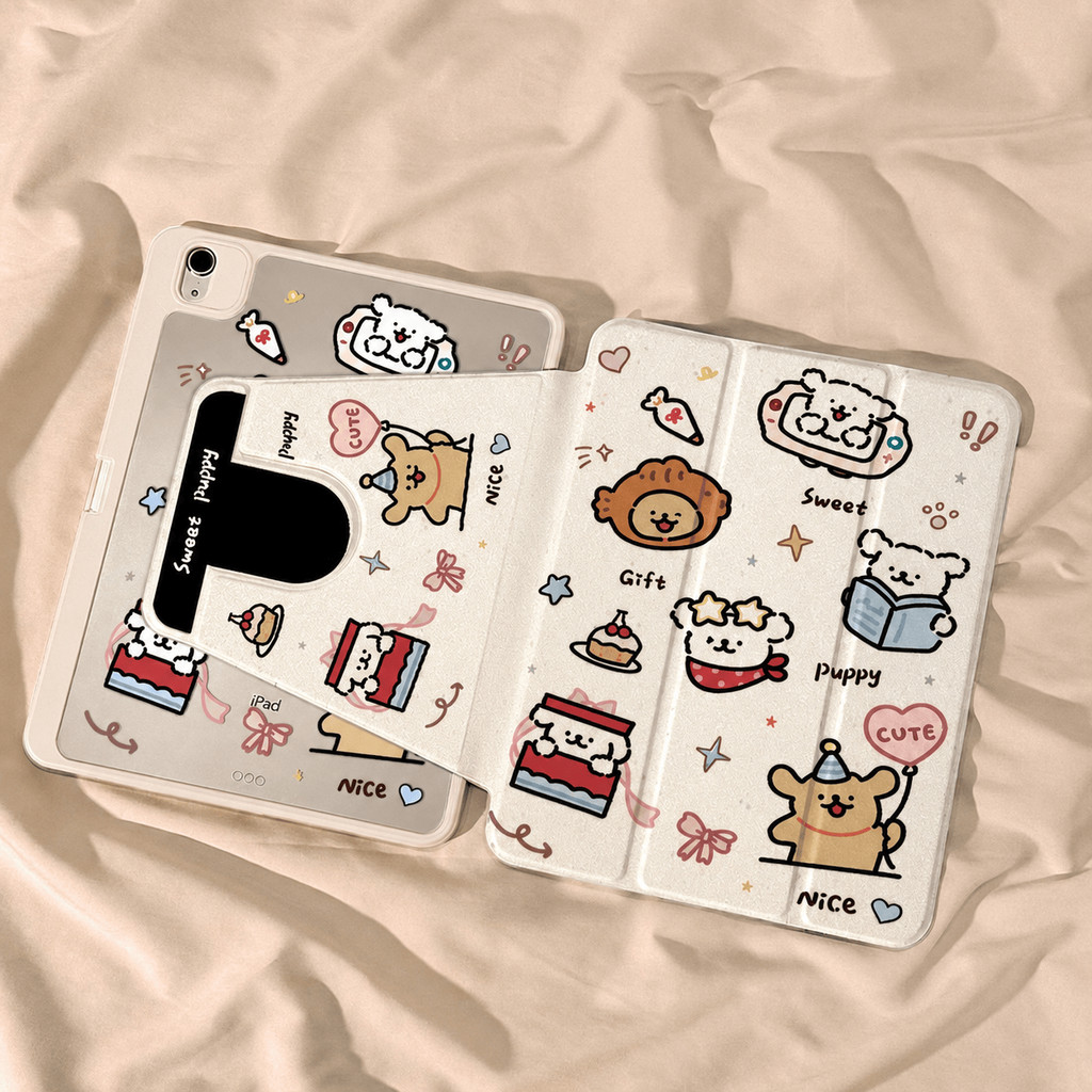 เคส iPad นี้ใช้ได้กับ iPad 10/11 และ iPad Air 5/6/7/8/AIR13 ขนาด 12.9 นิ้ว และสามารถหมุนได้ 360 องศา