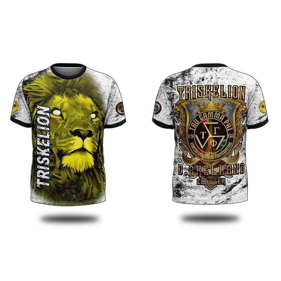 2026 เสื้อ trat triskelion-tau gam phi sublimated แขนสั้น 3d เสื้อยืด brotherhood ไซส์ xxs-6xl no.v2