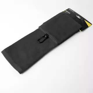 Decathlon Tri-Fold Golf Towel Inesis ผ้าขนหนูเช็ดอุปกรณ์กอล์ฟ รุ่น Tri-Fold - Black