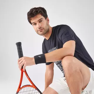 Decathlon Tp 100 Tennis Wristband ปลอกรัดข้อมือเทนนิสรุ่น Tp 100 - Black