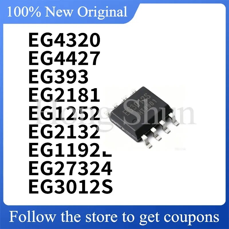 1-5PCS EG4320 EG4427 EG393 EG3012S EG2181 EG1252 EG2132 EG1192L EG27324 SOP ขายส่งชิป ic
