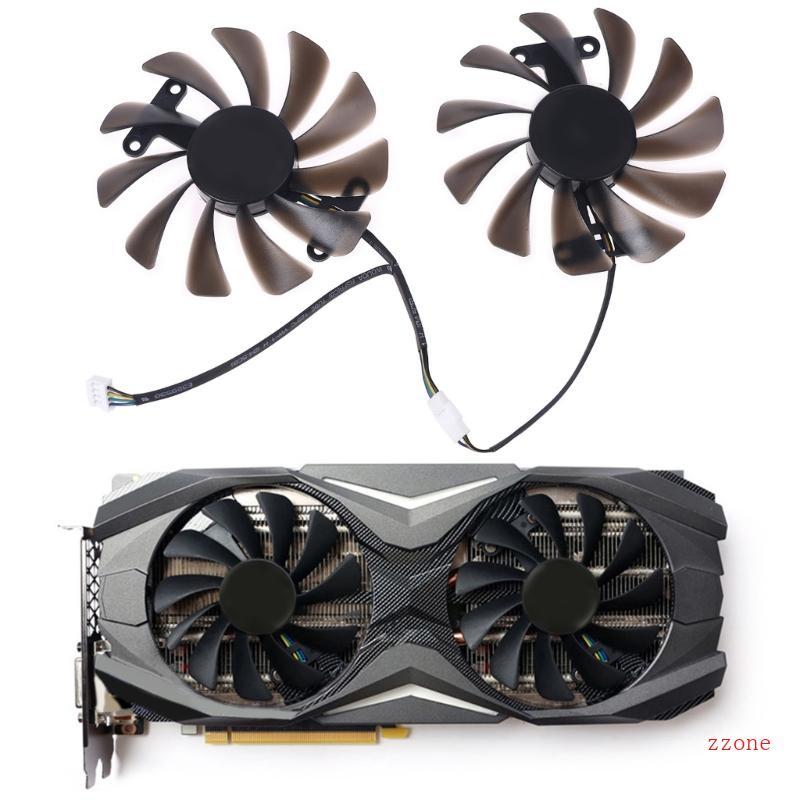 Zzz 4Pin AMP กราฟิกการ์ดพัดลมระบายความร้อนสําหรับ ZOTAC GTX 1070 1080 1070Ti 1080Ti 1080Ti AMP
