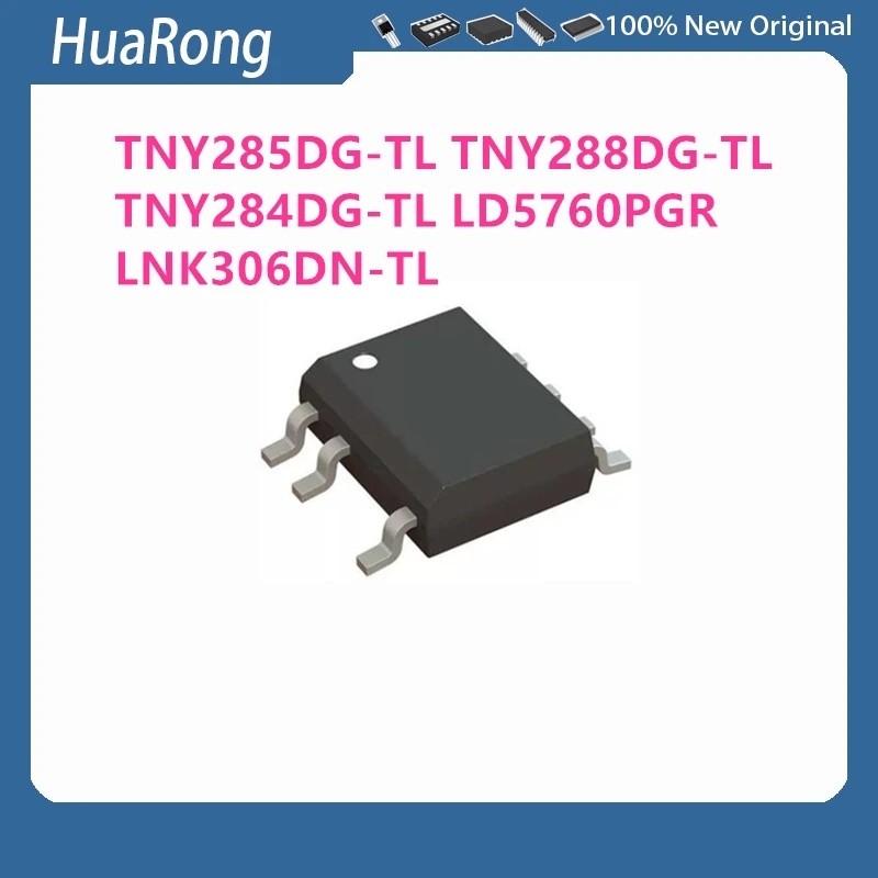 10 ชิ้น/แบทช์ TNY285DG-TL TNY288DG-TL TNY284DG-TL LD5760PGR LD5760 LNK306DN-TL SOP7