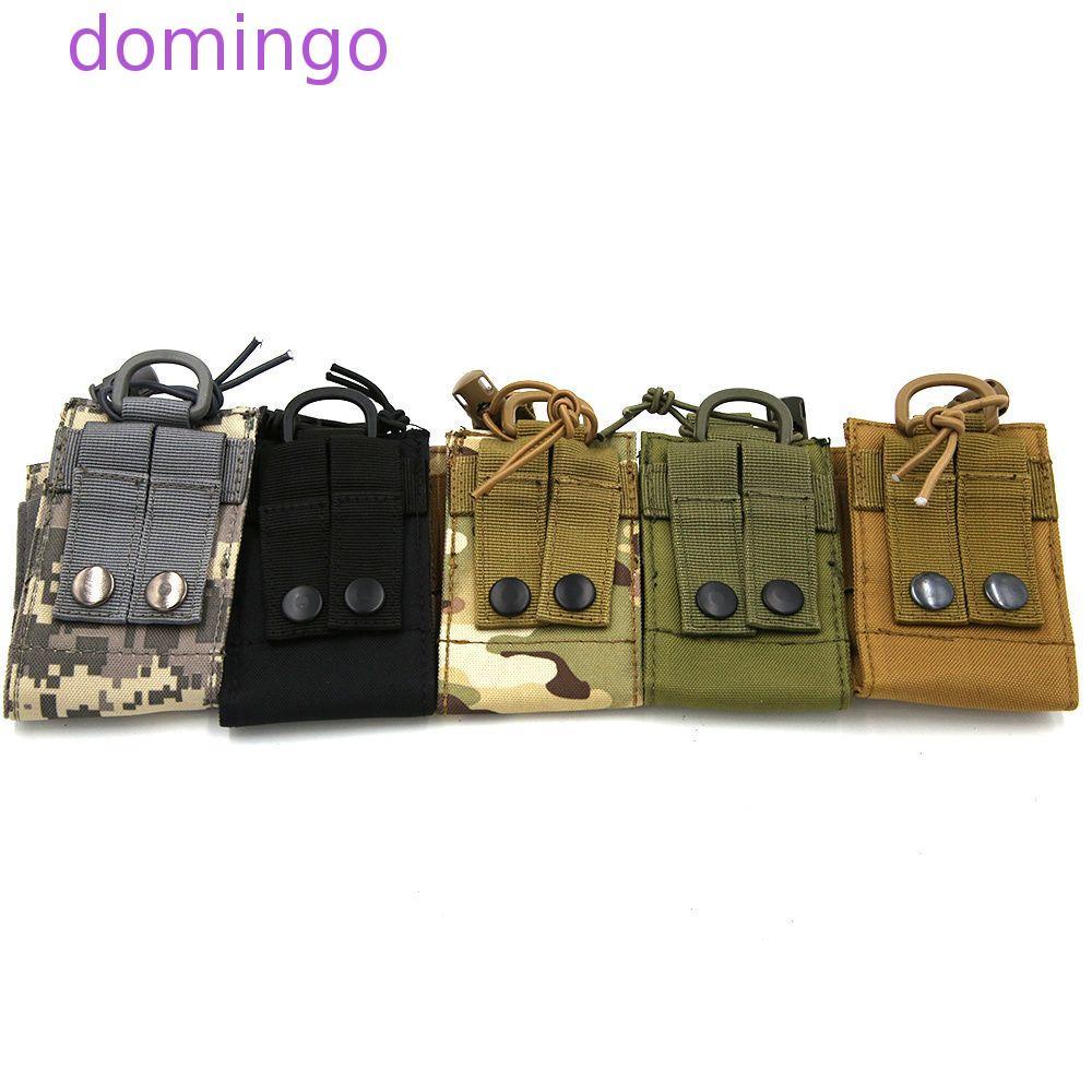 DOMINGO Walkie Talkie Pouch Camping Accessories Walkie Talkie Holder Molle Pouch Package Molle Radio