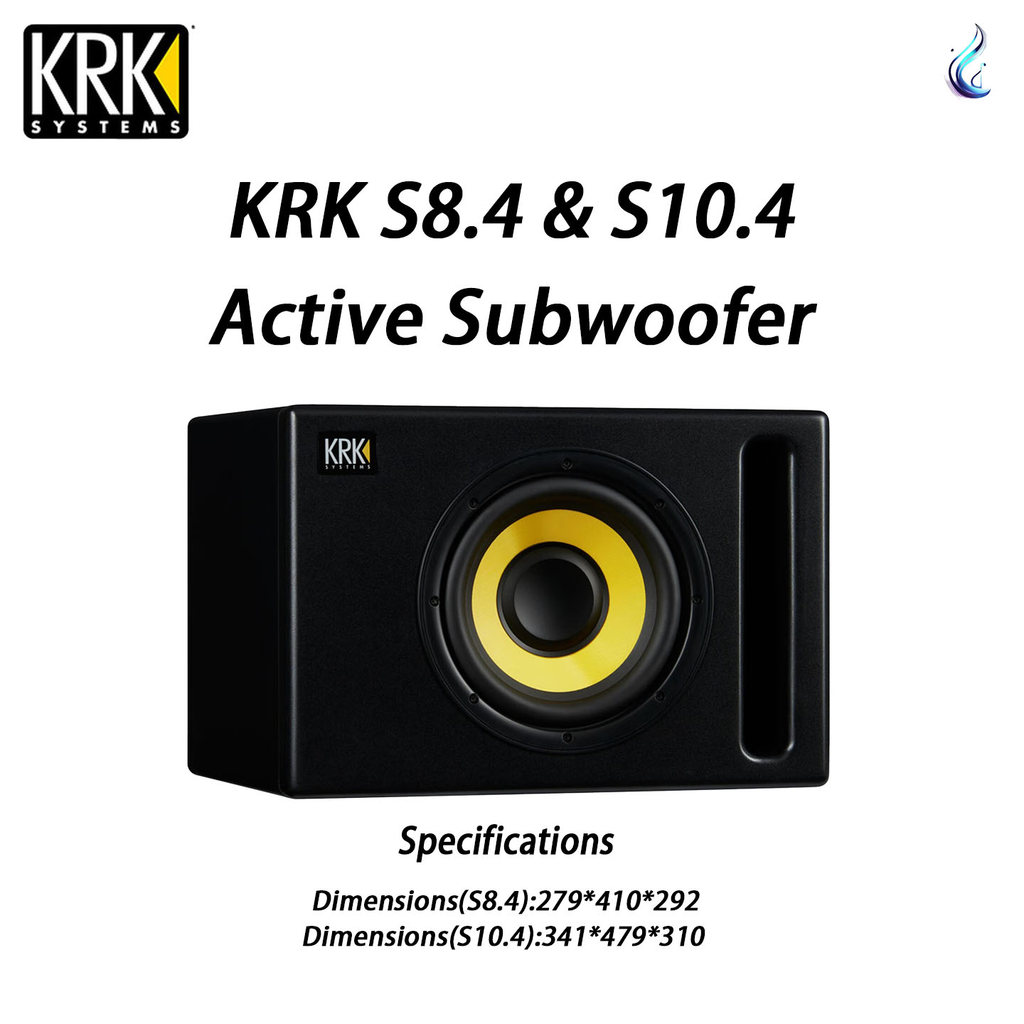 KRK S8.4/S10.4 Active Studio Subwoofer