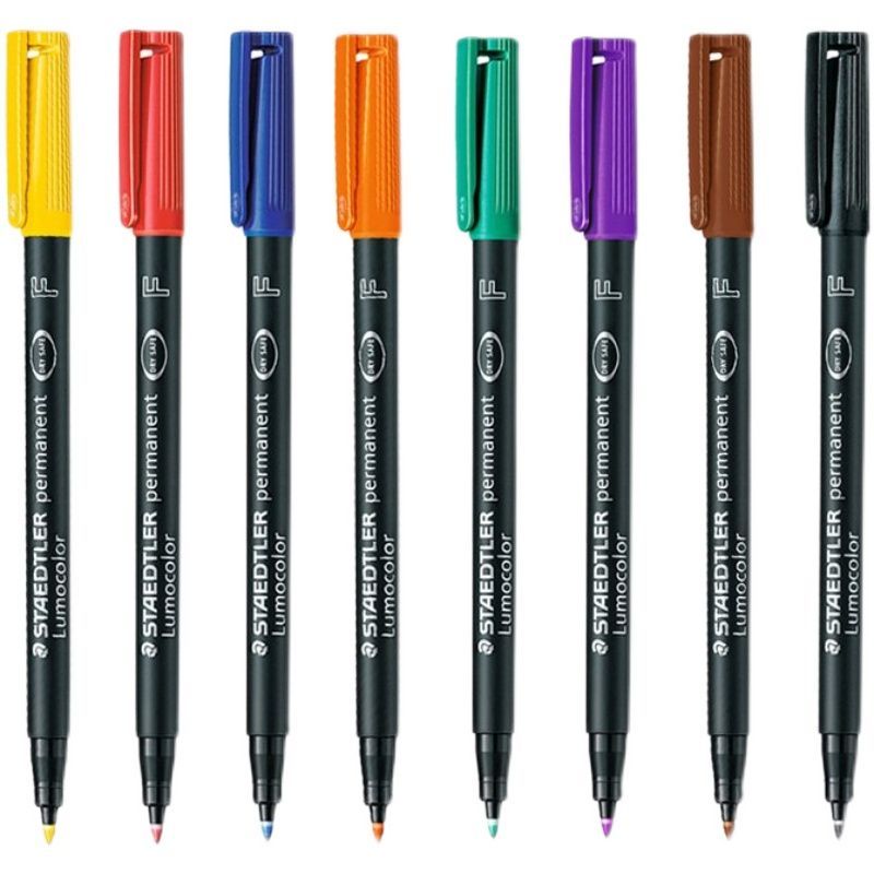 เยอรมนี STAEDTLER Marker 318 CD Pen Film Pen Oily Universal Marker Glass Pen S/M/TH/P