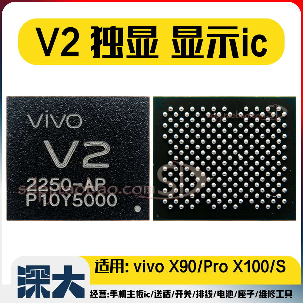 เหมาะสําหรับ ViVO X70/X80/X90/Pro + S16 iQOO11 จอแสดงผลอิสระ CIPU V2/V3/Q จอแสดงผล ic