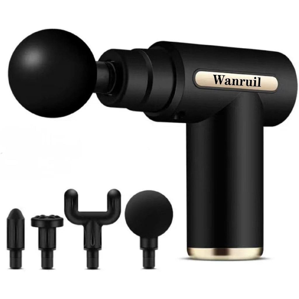 นวด, Nâng compDeepTisseSagefor, B gMassagerwith4หัวนวด & SilentBrushlessMotor, PortableHandheldMassa