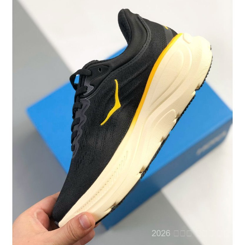 HOKA Bondi 9 รองเท้าวิ่งผู้ชายผู้หญิงน้ําหนักเบาเบาะ Breathable สบายรองเท้าผ้าใบเดิน OQUE
