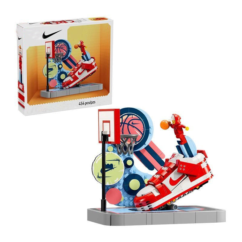 เข้ากันได้กับ43021Nlke Dunk Street Player Boy ประกอบการศึกษา Building Block ของเล่นเด็กของขวัญ