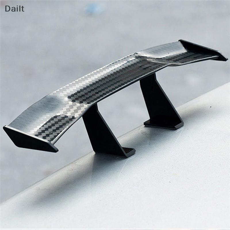 Dailt Hot Universal Mini สปอยเลอร์รถด้านหลังหางตกแต่งสปอยเลอร์ปีกคาร์บอนไฟเบอร์ (TH)