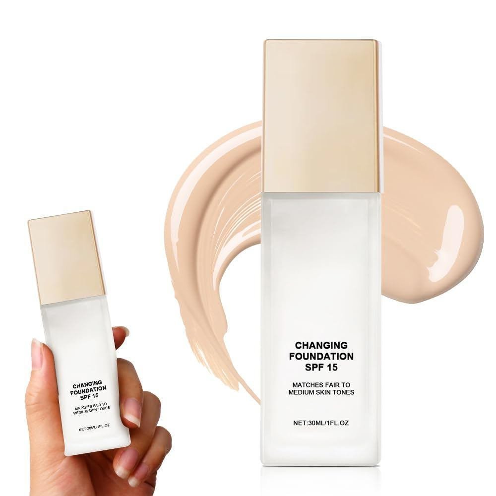 ColorChangFoundation,ColorChangingFoundationforMature,MatureMakeupener,HydratingandLightweightLiquid