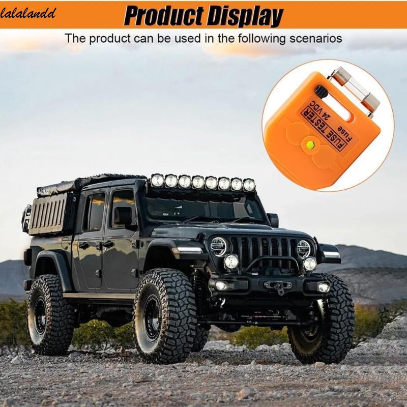 Laland 12 24V ฟิวส์ Puller เครื่องมือสําหรับรถยนต์ฟังก์ชั่นทดสอบและ Slip Grip สําหรับ Easy Handling 