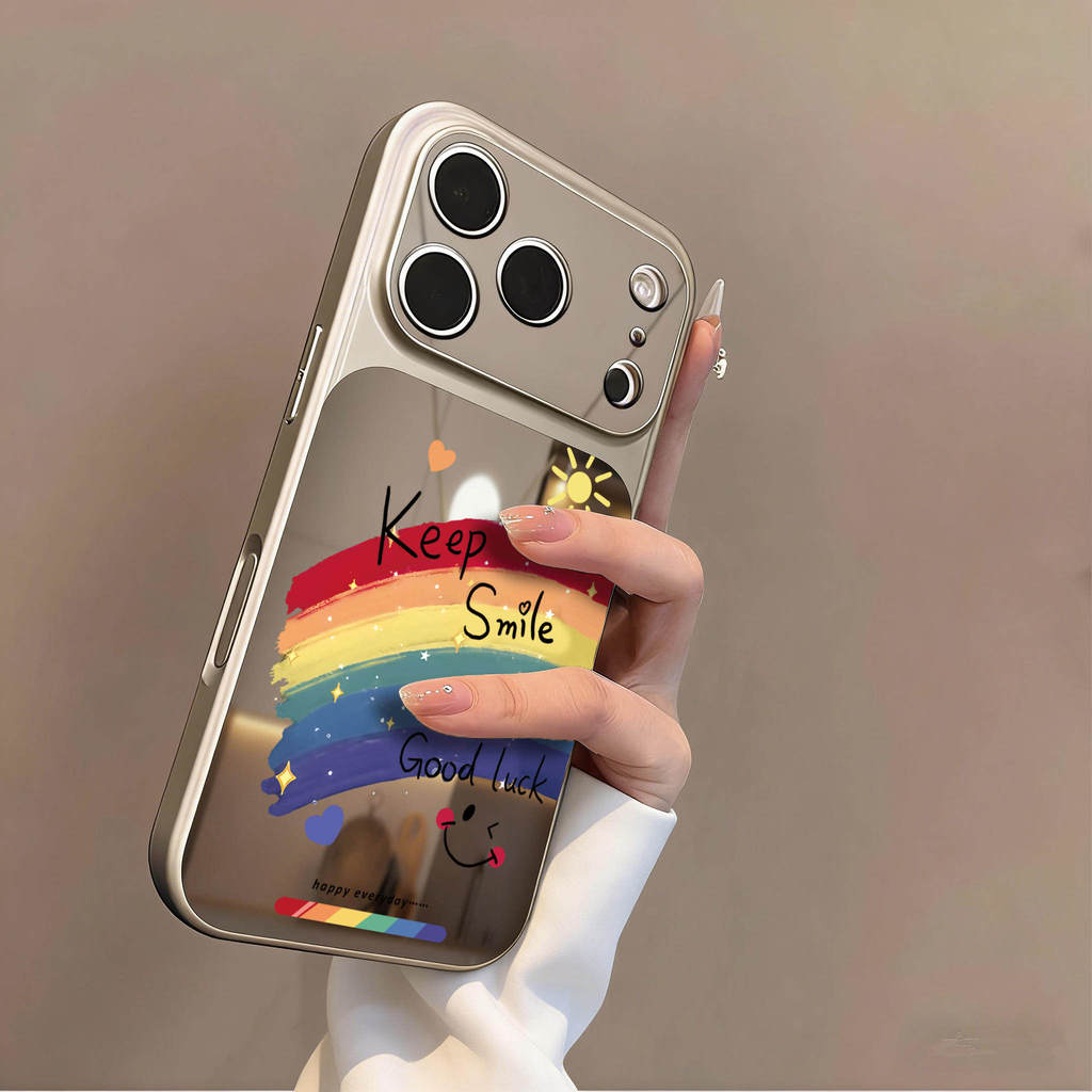 เมฆสายรุ้งเคสโทรศัพท์สําหรับ OPPO A1X A1S A1 Pro Realme 11 9 Pro Plus 9i 8 8S 7 7i 6i 5 5s 5i Rainbo