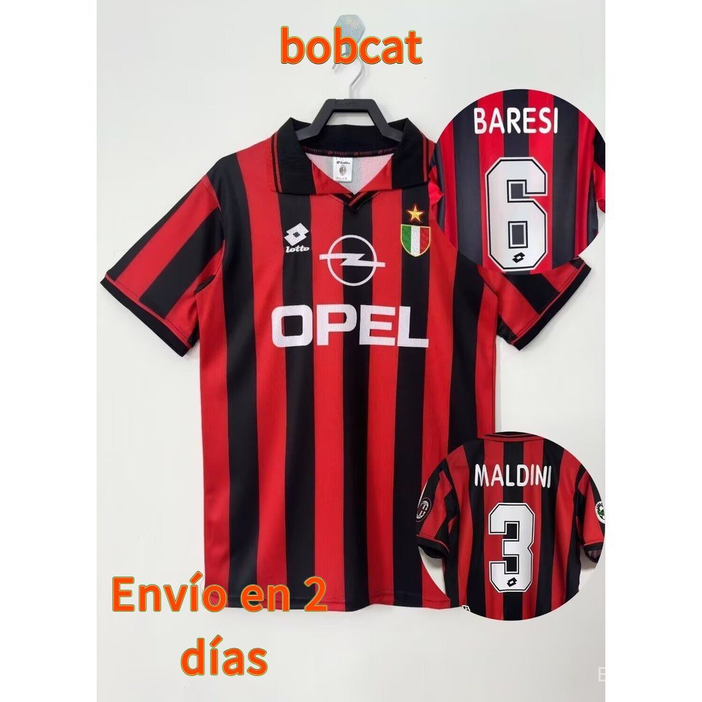 1996-1997 เสื้อฟุตบอลคุณภาพสูง AC Milan home