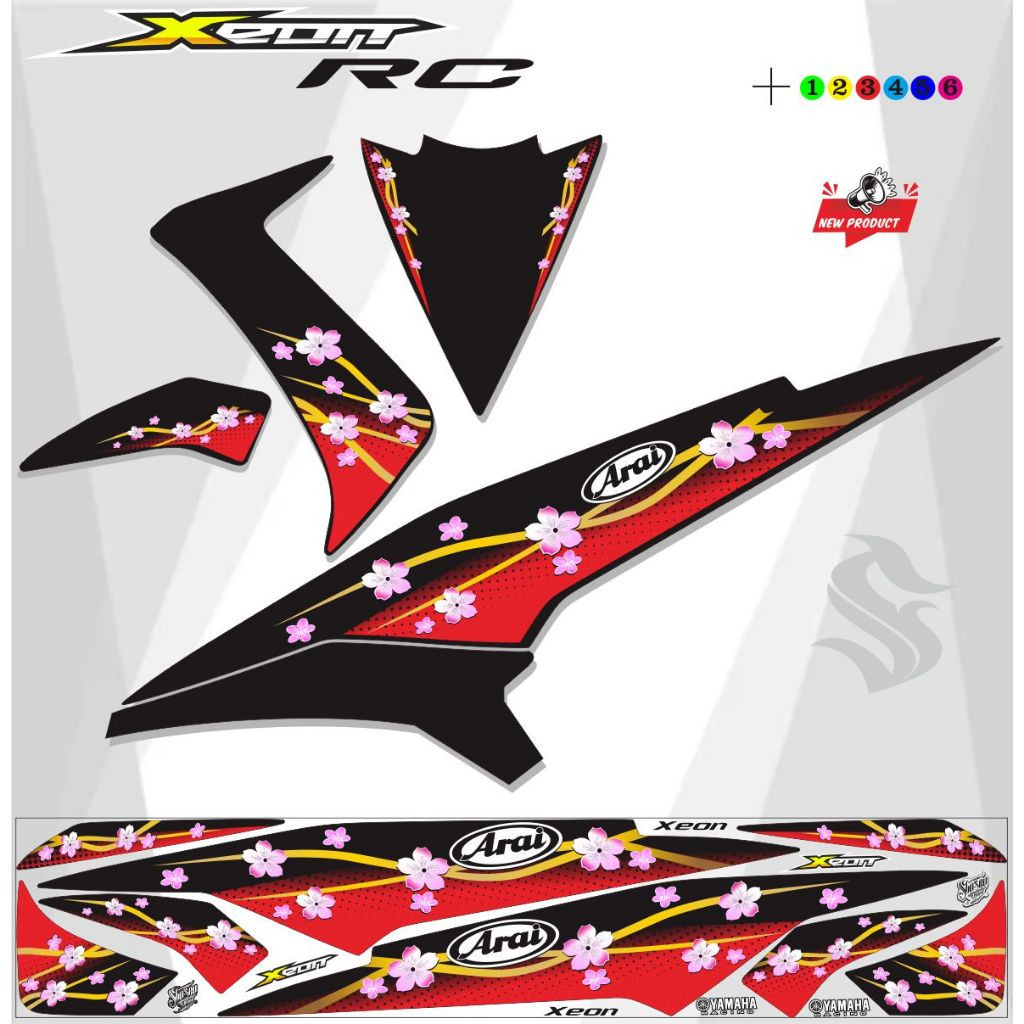 XEON RC MOTORCYCLE STRIPING หลากหลาย