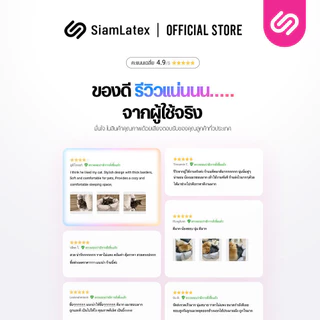 SiamLatex ที่นอนแมว รุ่น Betta เบาะแมว ขอบสูงให้ความเป็นส่วนตัว ผลิตจากใยโพลี สัมผัสนุ่ม นอนสบาย