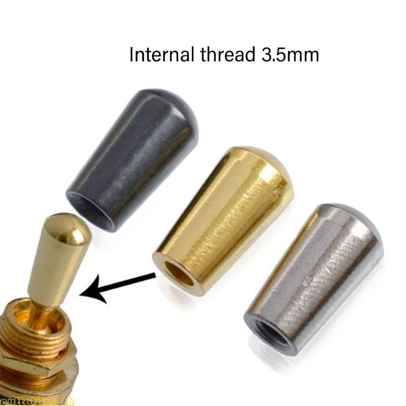 Time Guitar 3 Way Toggle Switch Selector Toggle Switch Knob Caps ด้ายภายใน