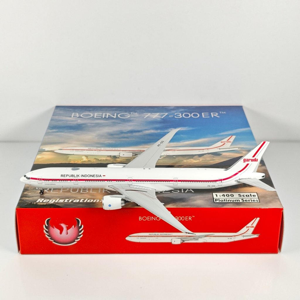 Phoenix 11166 1: 400 อินโดนีเซียเครื่องบินพิเศษ B777-300ER PK-GIG โมเดลเครื่องบินโลหะผสม