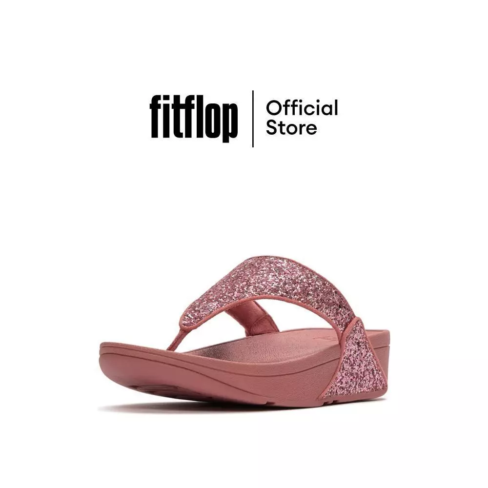 FITFLOP LULU MULTI-TONAL GLITTER T/P รองเท้าแตะแบบหูหนีบผู้หญิง รุ่น JE6-D62 สี PINK