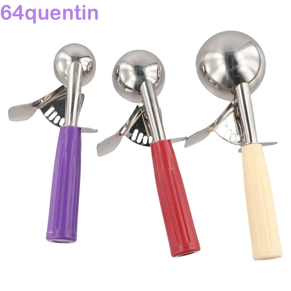 QHENTIN Ice Cream Scoop Dough Rice Cookies Kitchen 9 ขนาดเครื่องตัดพอร์ตอาหาร