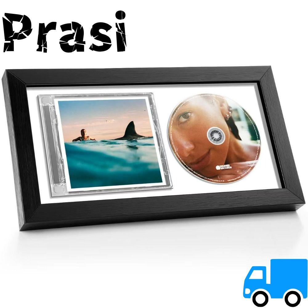PRASI CD Display Frame, Tabletop Display Wall Mountable CD Frame , Handmade Collectible Durable Disc