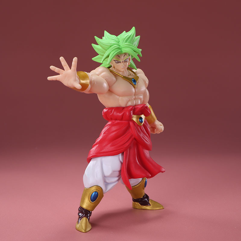 20 ซม.อะนิเมะ Dragon Ball Z Action Figurines Broli ตุ๊กตารูปปั้นรูป Battle รูปแบบ Broly ตัวอักษรของเล่นเดสก์ท็อปตกแต่งของขวัญคอลเลกชัน