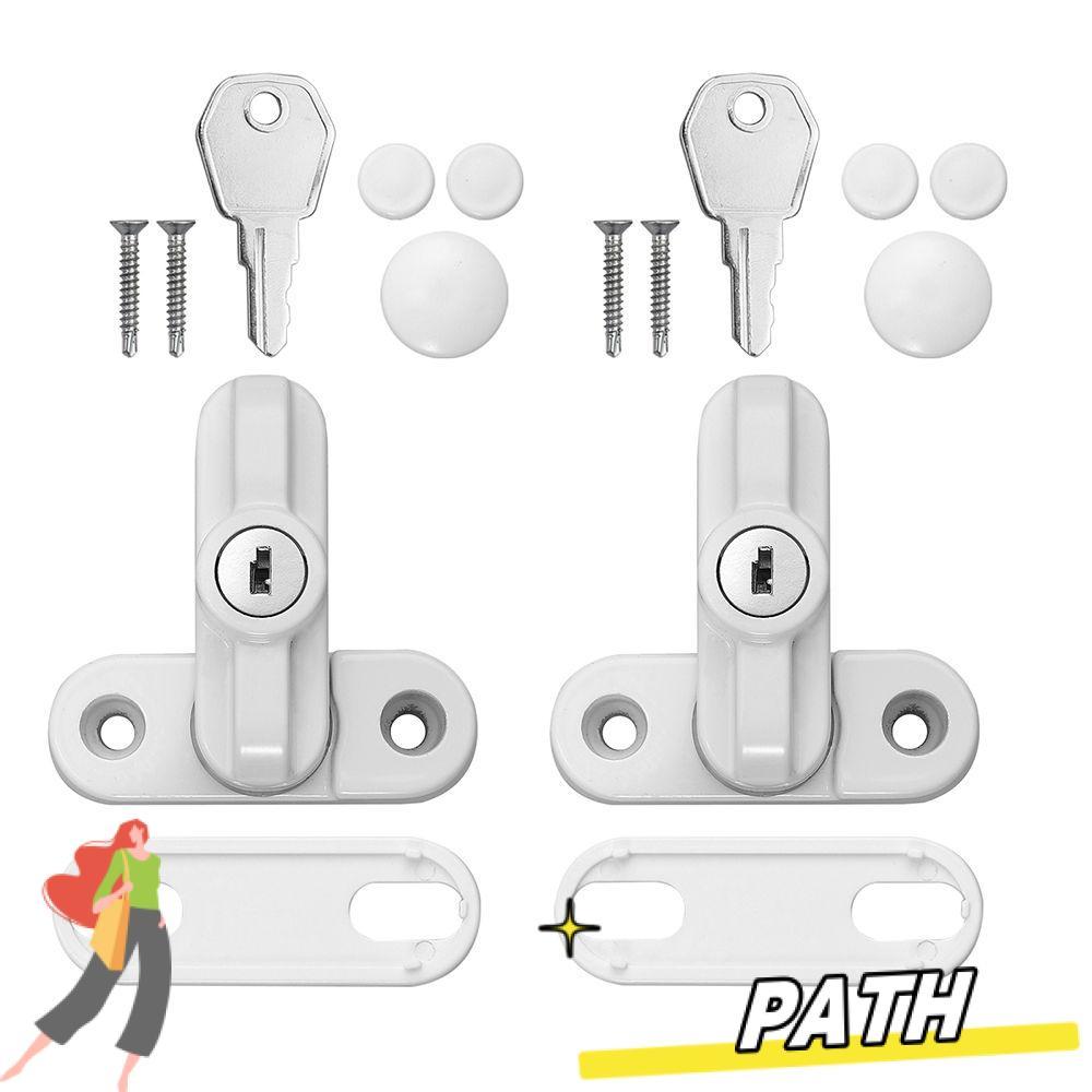 PATH ตัวจํากัดหน้าต่างโลหะผสมสังกะสีตัวจํากัดการรักษาความปลอดภัยล็อคบ้านด้วยกุญแจล็อคความปลอดภัย