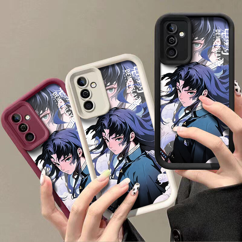 แฟชั่น Demon Slayer ออกแบบ Samsung เคสป้องกันสําหรับ A06,A23,A13,A12,M12,S25 Ultra,A55,A05S,A03S,M02
