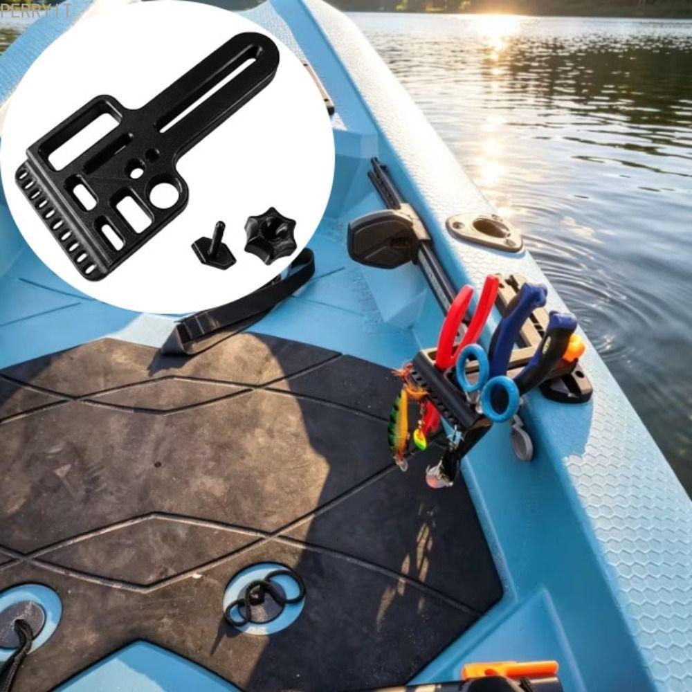 PERRY Kayak Fishing Gear Holder,แบบพกพาทนทานตกปลา Kayakอุปกรณ์เสริม,Stable ทนทานสแตนเลสAnti Shake Fi