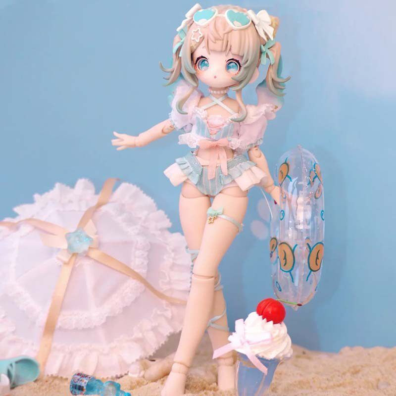 พร้อมสต็อก Wanmeng SugaryGirlsBJD Action Figure onemore 8 Points MJD Mystery Box Decorative Figure