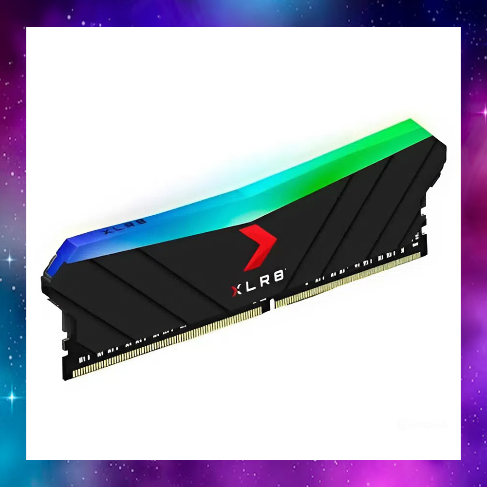 16GB (16GBx1) DDR4 3200MHz RAM (หน่วยความจำ) PNY XLR8 GAMING EPIC-X RGB ตำหนิไม่มี HEATSINK แรม แต่ใ
