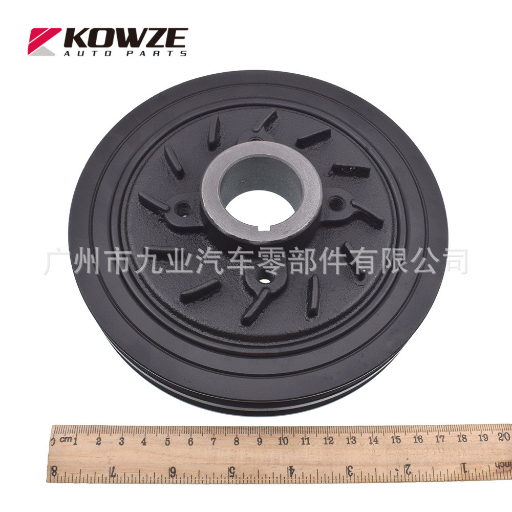 คุณภาพสูง-MD110165 23124-42000 รอกเพลาข้อเหวี่ยงเหมาะสําหรับ Mitsubishi L200 L300 4D56 K64T รอกเพลาข