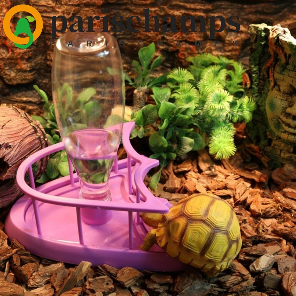 PARISCHAMPS Lizard Food Bowel Creative 2023 อุปกรณ์สัตว์เลื้อยคลานในครัวเรือนที่ถอดออกได้ทนทานเต่าภาชนะบรรจุอาหาร