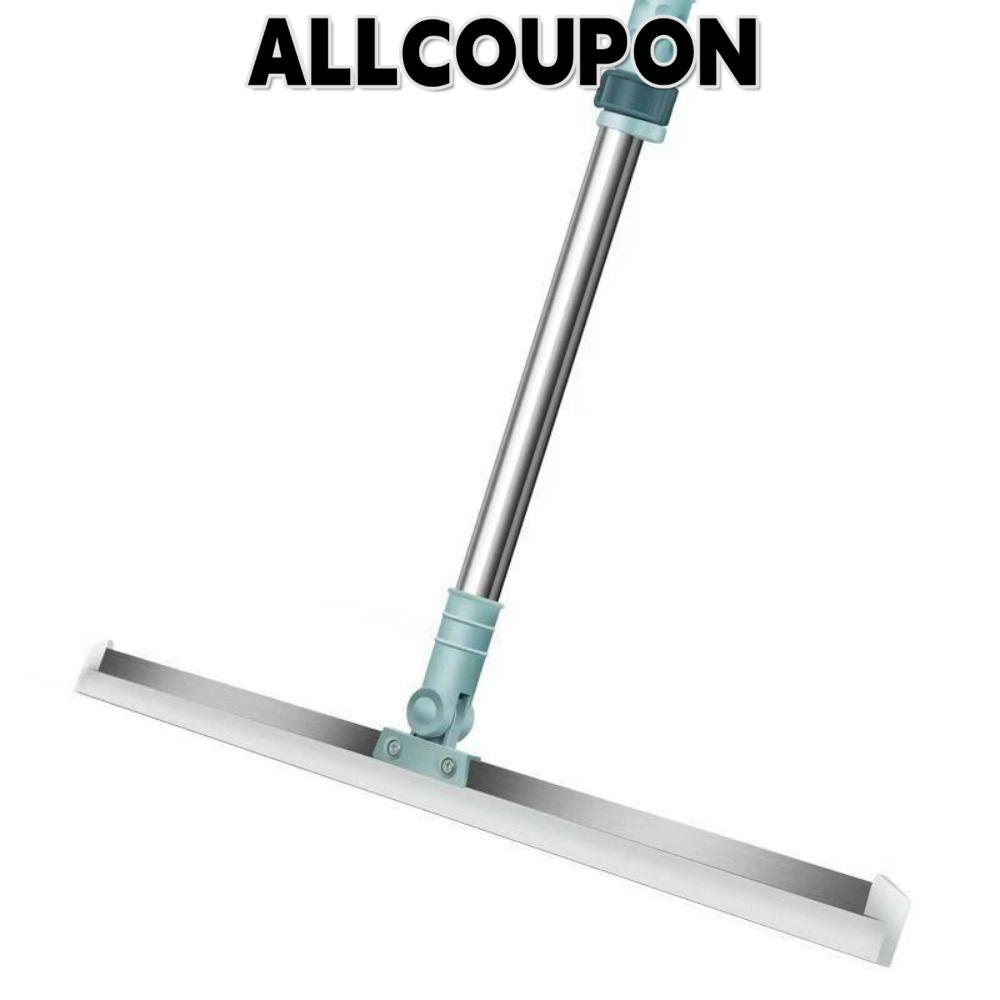 ALLCOUPON Magic Broom,ซิลิโคน180 ̊ เครื่องขูดพื้นหมุนได้,ทนทานแขวนRetractable Floor ไม้กวาดสําหรับทําความสะอาดคราบน้ํา Hair Essential