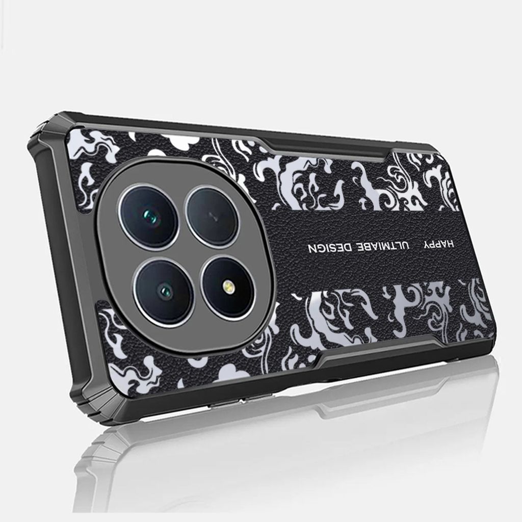 อะคริลิคเคสโทรศัพท์สําหรับ Xiaomi POCO M8 M8s M7 M6 M5 M4 M3 Pro Plus 4G 5G ปลอกหรูหรากรอบสีดํา Toug